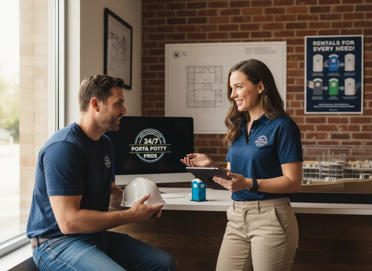 Flushing Toilet Rental Options in New Deal, TX